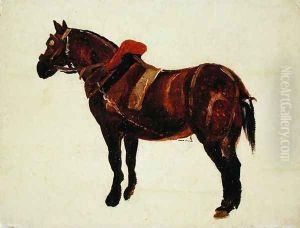 Study of a Working Horse by Thomas Sidney Cooper