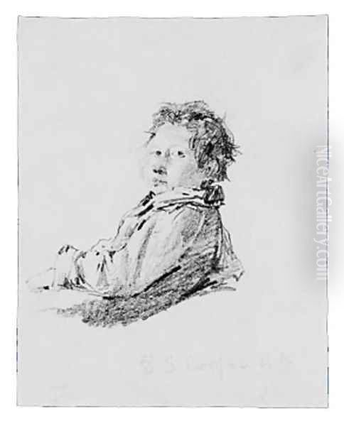 Study Of A Boy (from McGuire Scrapbook) - view 1