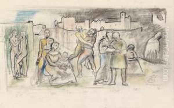 Studienblatt Wohl Fur Das Festspielhaus In Salzburg - view 1