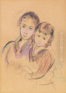 Doppelportrat (frau Und Tochter Des Malers) Doppelportrat (frau Und Tochter Des Malers)