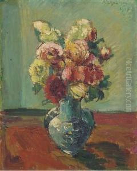 Blumenstrauss In Vase - view 1