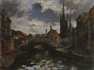 Canale Olandese, (1949) by Alberto Falchetti