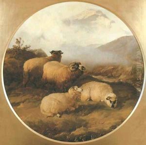 Mountain Sheep by Thomas Sidney Cooper