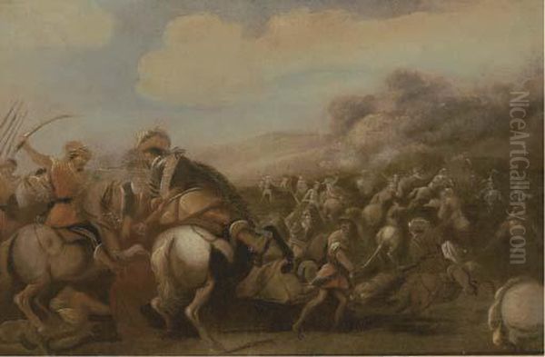 A Cavalry Skirmish - view 1
