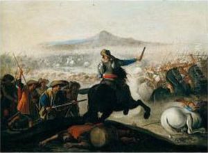 A Battle Scene Between Christians And Turks A Battle Scene Between Christians And Turks