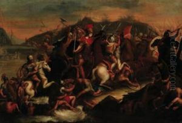 A Cavalry Engagement - view 1