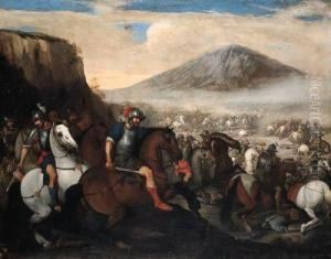 A Cavalry Battle by Anielo Falcone