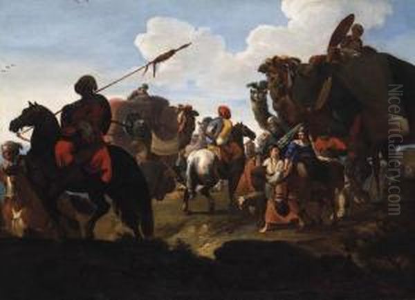 A Caravan Under Way - view 1