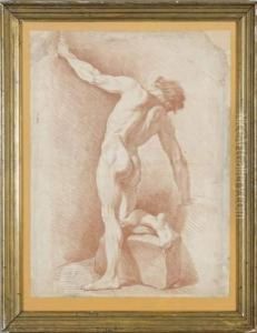 Maurice Falconnet - Attr. A Nu Masculin Maurice Falconnet - Attr. A Nu Masculin