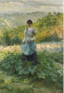 Nell'orto by Arturo Faldi