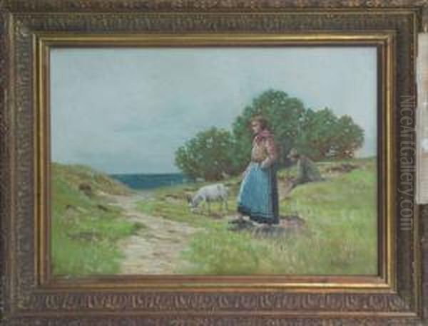Paesaggio Con Capre E Contadine - view 1
