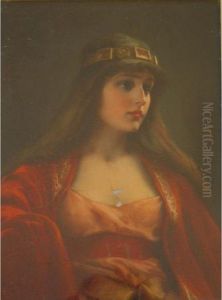 A Medieval Maiden by Luis Ricardo Falero