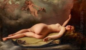 Reclining Nude by Luis Ricardo Falero