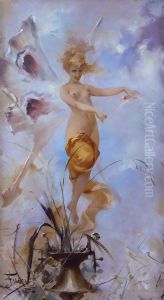 Nymph by Luis Ricardo Falero