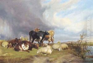 Canterbury Meadows 4 by Thomas Sidney Cooper