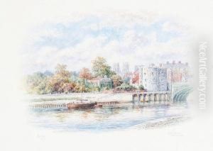 A Set Of Five Views Of York by George Fall