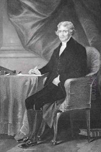Portrait of Thomas Jefferson (1743-1826) by Alonzo Chappel