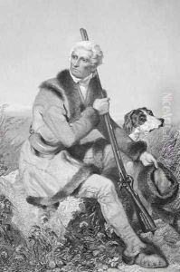 Portrait of Daniel Boone (1734-1820) by Alonzo Chappel