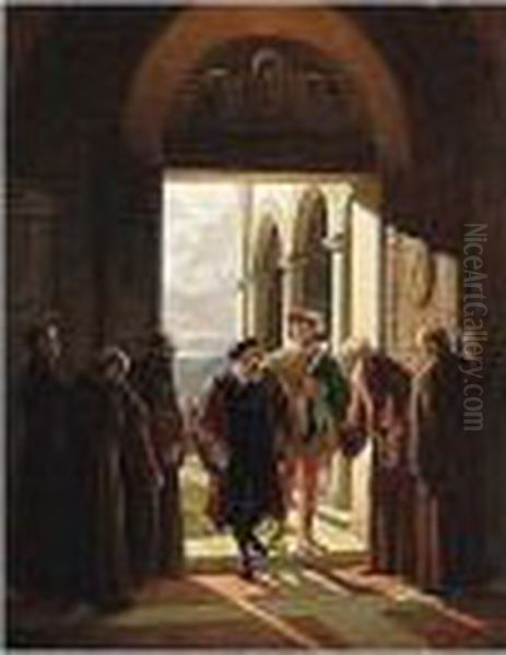 Entering The Monastery - view 1