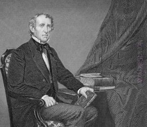 Portrait of John Tyler (1790-1862) by Alonzo Chappel
