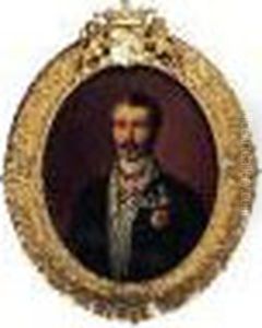 Portrait Du Vicomte De Matharel. by Theodore Fantin-Latour