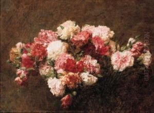 Red, Pink, White And Yellow Chrysanthemums
