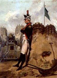 Alexander Hamilton (1757-1804) in the Uniform of the New York Artillery by Alonzo Chappel
