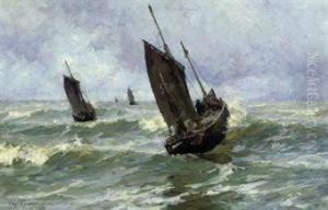 Off To The Fishing Grounds by Edgard Farasyn