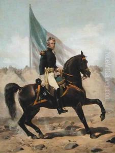 General Andrew Jackson at the Battle of New Orleans by Alonzo Chappel