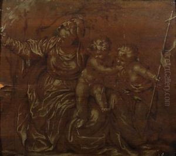 Madonna And Child, With Theinfant John The Baptist - view 1