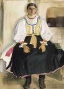 Girl In National Costume