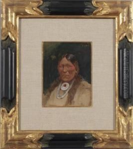 Indian Portrait by Henry Farny