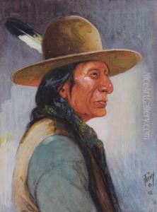 Portrait Of An Indian