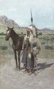 The Warrior by Henry Farny