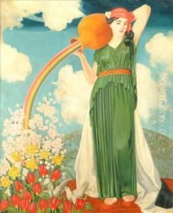 April by Henry Farny