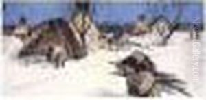 Winter Encampment by Henry Farny