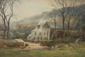 Clapper Mill, Lamorna. by John Farquharson