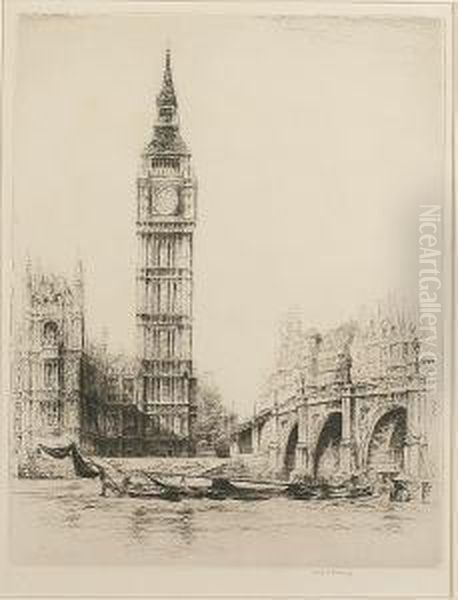 Big Ben From Westminster Bridge - view 1