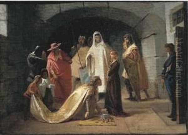 Agilulfo Dona Alla Giovane Regina Teodolinda - view 1
