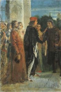 Scena Storica by Federico Faruffini
