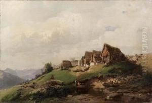 Paesaggio Alpestre by Gaetano Fasanotti