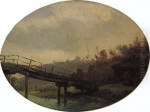 Ponte Sul Torrente by Gaetano Fasanotti