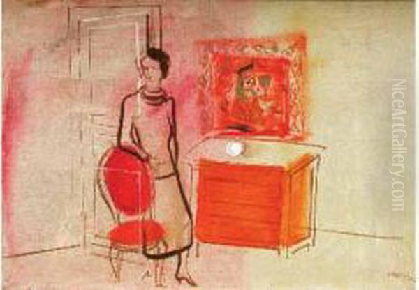 Femme Dans Un Interieur - view 1