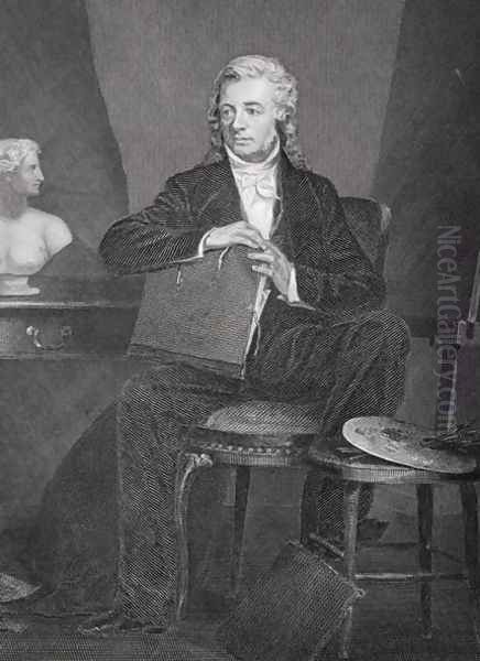 Portrait of Washington Allston (1779-1843) by Alonzo Chappel