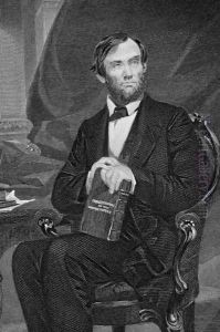 Portrait of Abraham Lincoln (1809-65) 2 by Alonzo Chappel