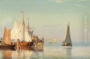 Seascape Probably Near Tarbaek by Viggo Fauerholdt