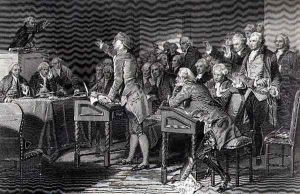 Patrick Henry addressing the Virginia Assembly, March 1775, 1856 Patrick Henry addressing the Virginia Assembly, March 1775, 1856
