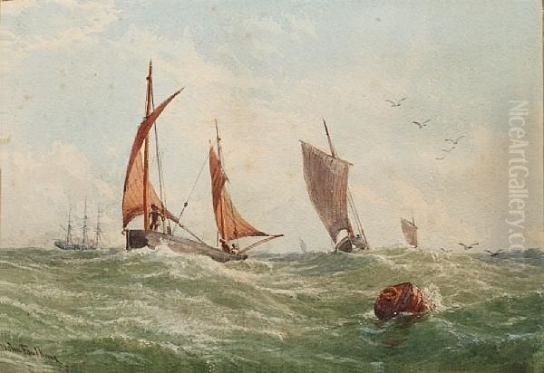 Sailing Vessels In Open Waters; And Another Similar - view 1