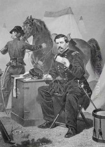 Portrait of George Brinton McClellan (1826-85) by Alonzo Chappel
