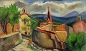 L'eglise Du Village by Andre Favory